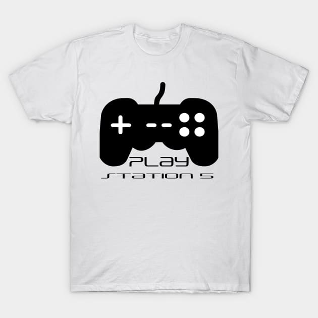 Playstation 5 controller T-Shirt by Lore Vendibles